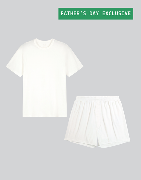 Men's Organic Cotton T-Shirt & “Breather” Boxer Set