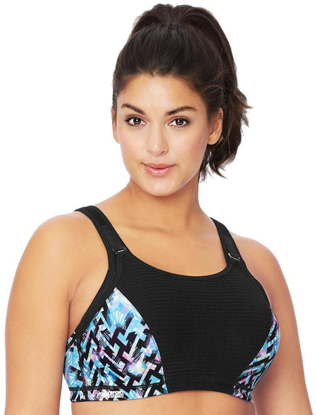 Elite (X) Performance Adjustable Support Underwire Sport Bra 9167 - Print