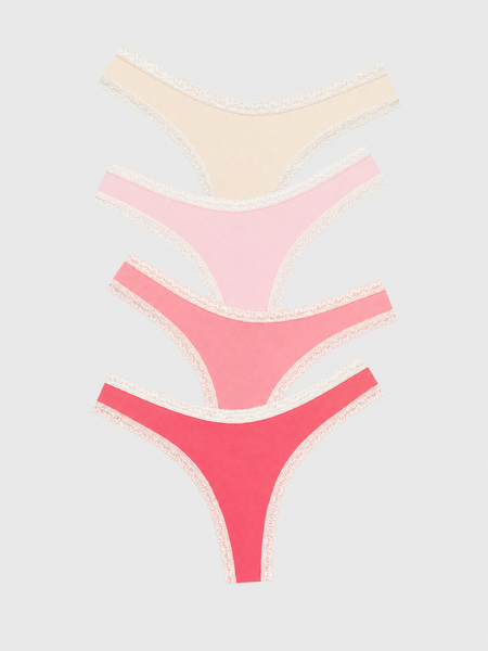 Thong Four Pack - Coconut Ice