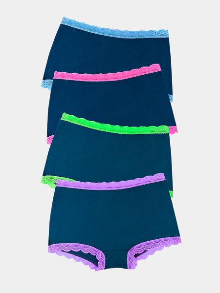 Hipster Four Pack - Midnight Neon