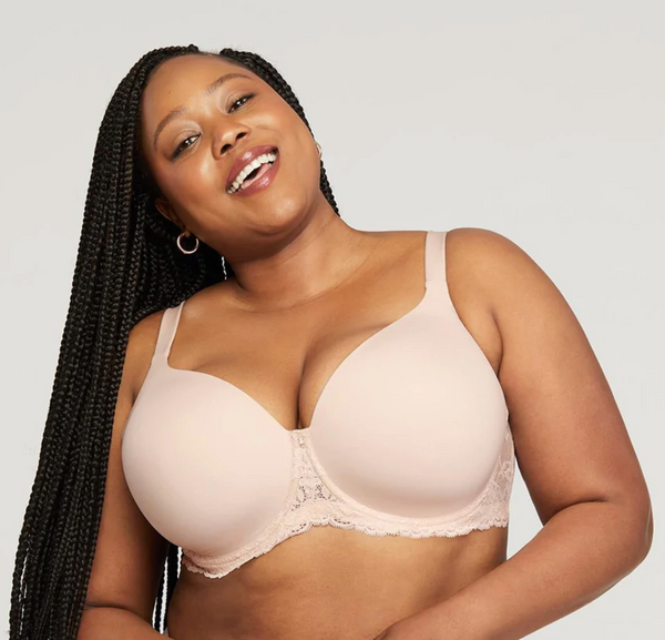 Pure Plus (SC) Full Coverage Minimizer T-shirt Bra 9320 - Champagne