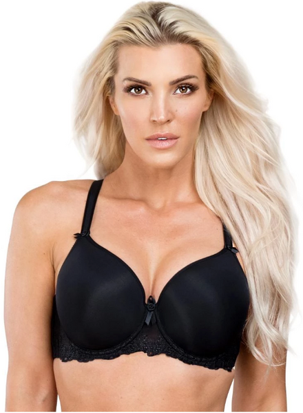 Elise Moulded T-Shirt Bra B1812 - Black