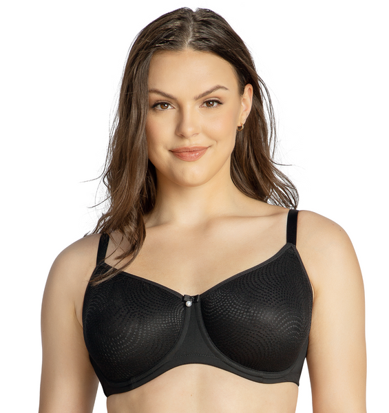 Pearl Minimizer T-shirt Bra P60921 - Black