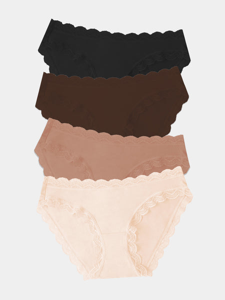 The Original Brief Four Pack - Latte Essentials