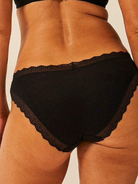 ZigZag Lace Original Brief - Black