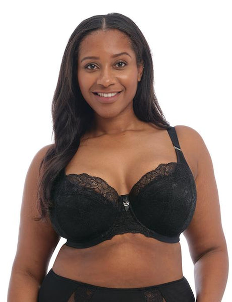 Brianna Padded Half Cup Bra EL8081 BLK - Black